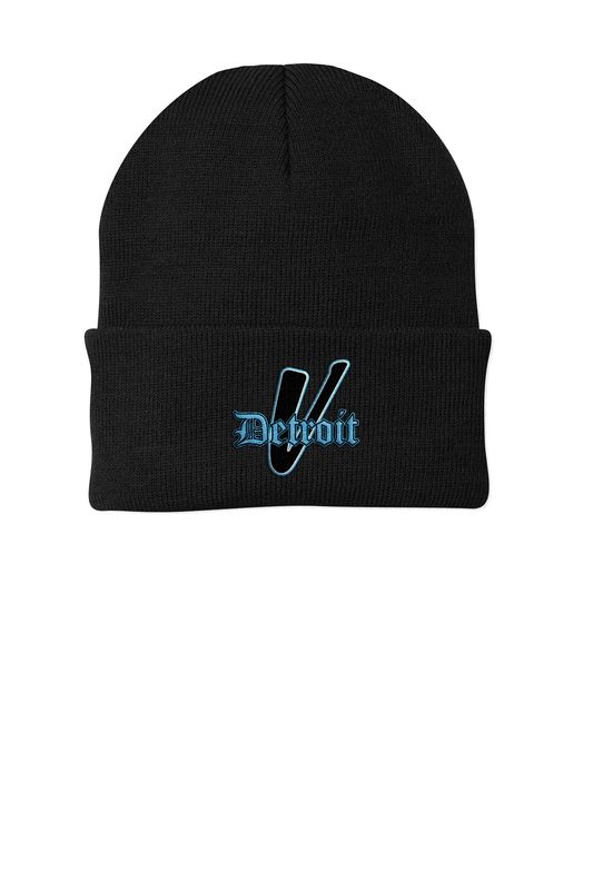 Knit Cap- Black, White, Oxford Grey