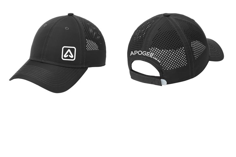 Perforated Performance Cap- Black, Graphite, Deep Navy, White