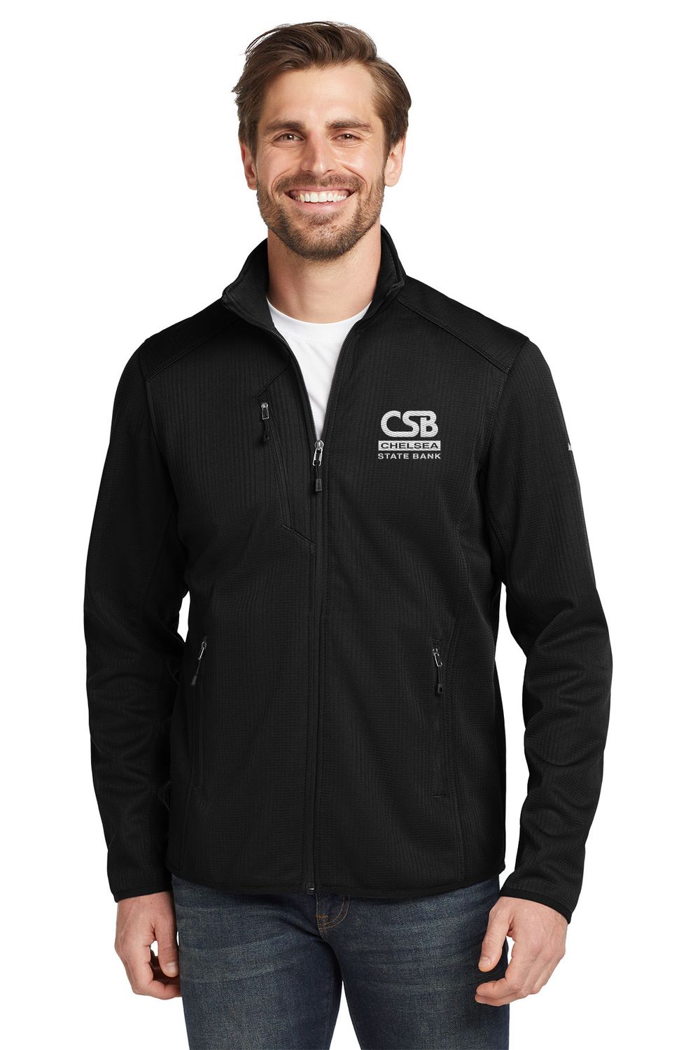 Eddie Bauer Dash Full-Zip Fleece Jacket- Black, Royal, Grey Eddie Bauer Dash Full-Zip Fleece Jacket- Black, Royal, Grey