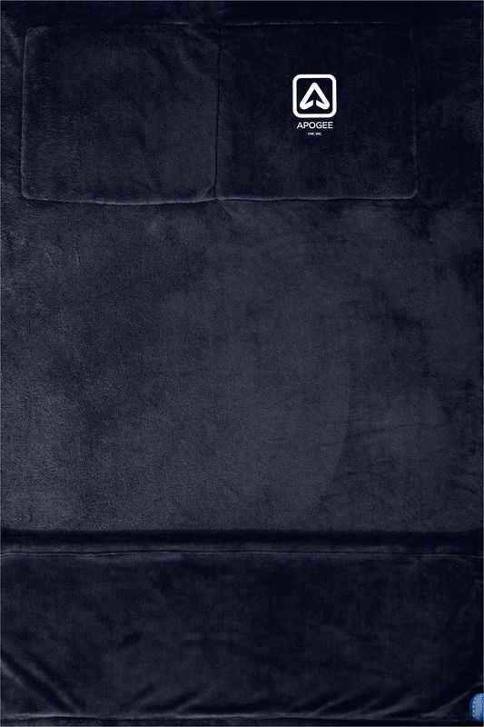 Port Authority Packable Travel Blanket- Deep Navy, Deep Smoke
