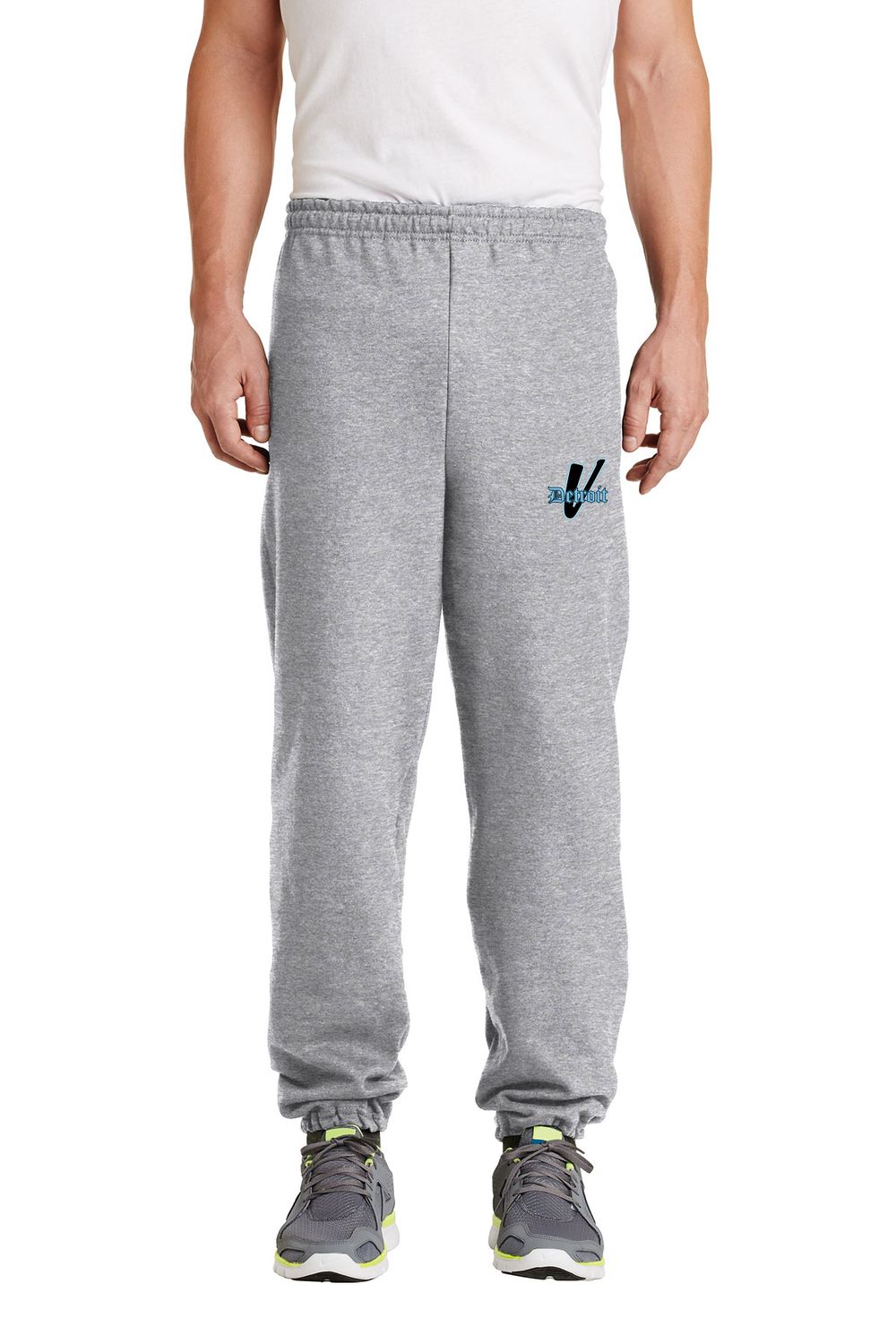 Heavy Blend Sweatpants-Sport Grey, Black