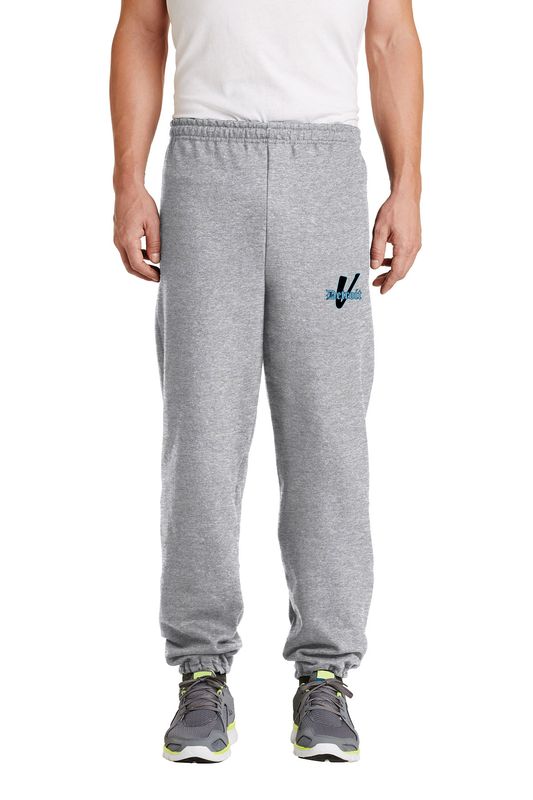 Heavy Blend Sweatpants-Sport Grey, Black