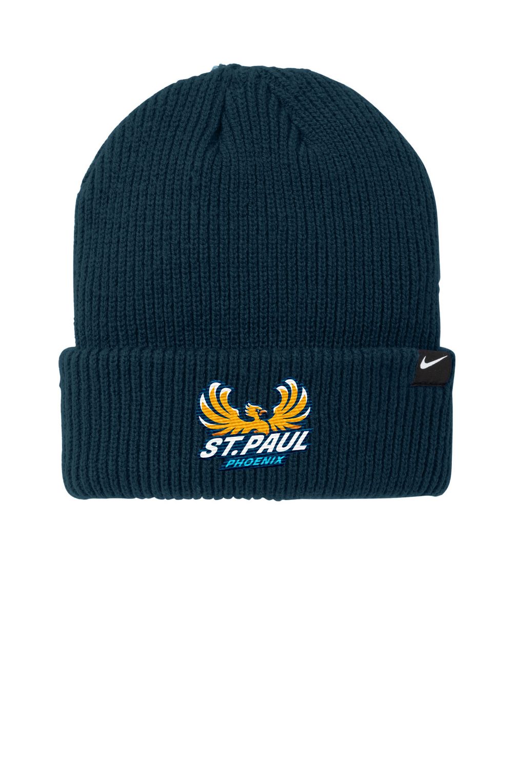 Nike Knit Beanie (OSFA) - Navy, Grey
