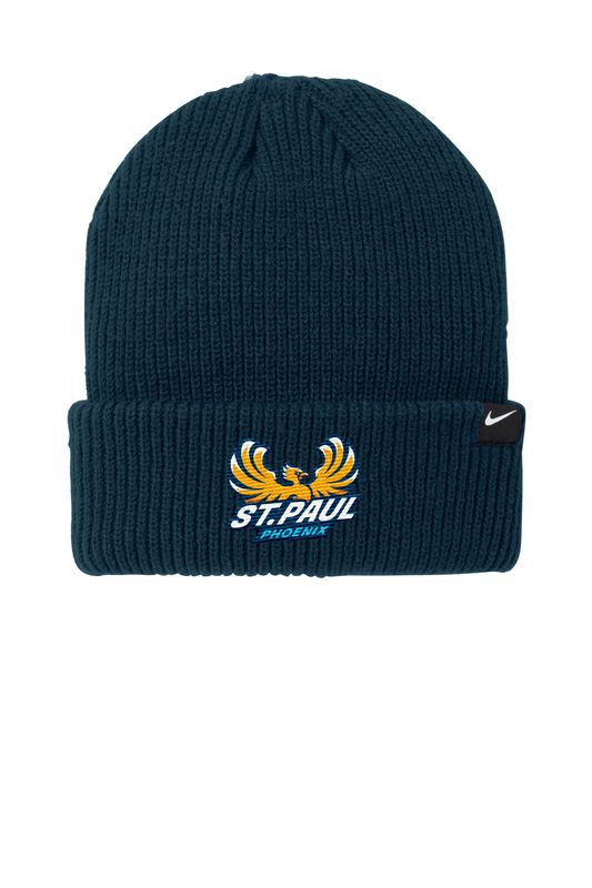 Nike Knit Beanie (OSFA) - Navy, Grey