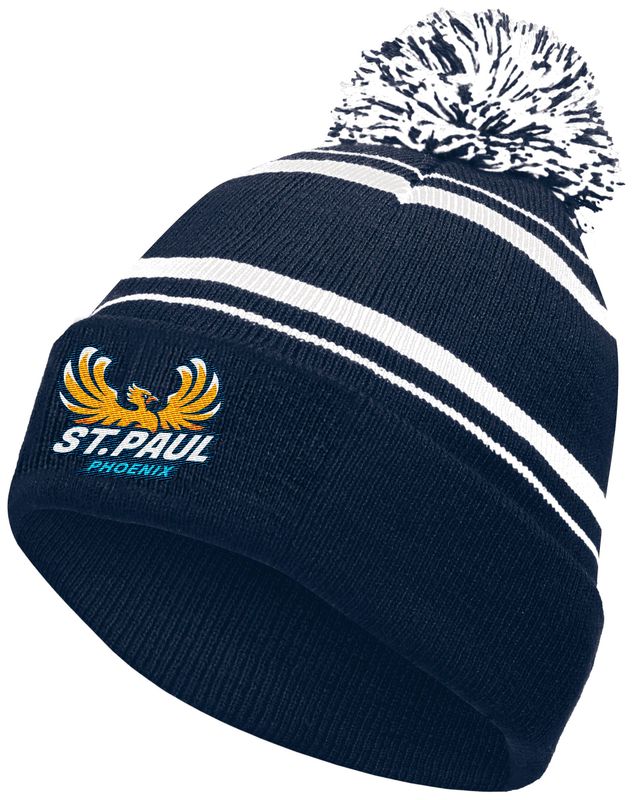 Pom Beanie- Navy