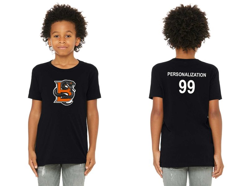 Youth Jersey Short Sleeve Tee- Black