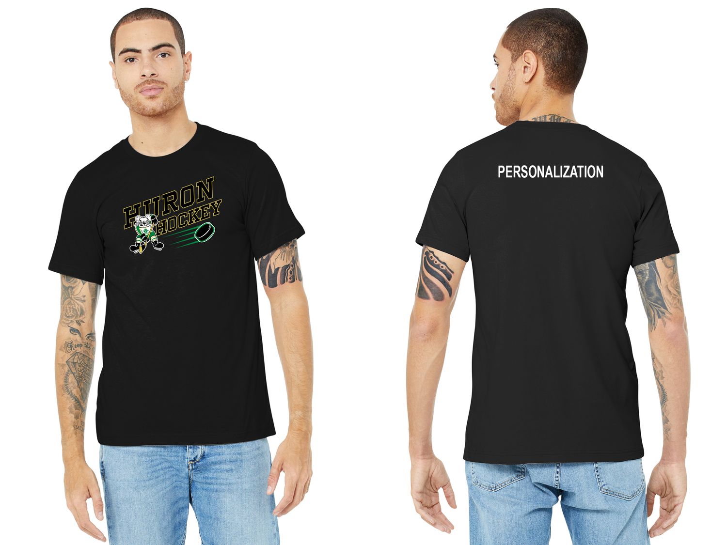 Adult Bella & Canvas Short Sleeve Tee- Black, Dark Green, Gold, White Adult Bella & Canvas Short Sleeve Tee- Black, Dark Green, Gold, White