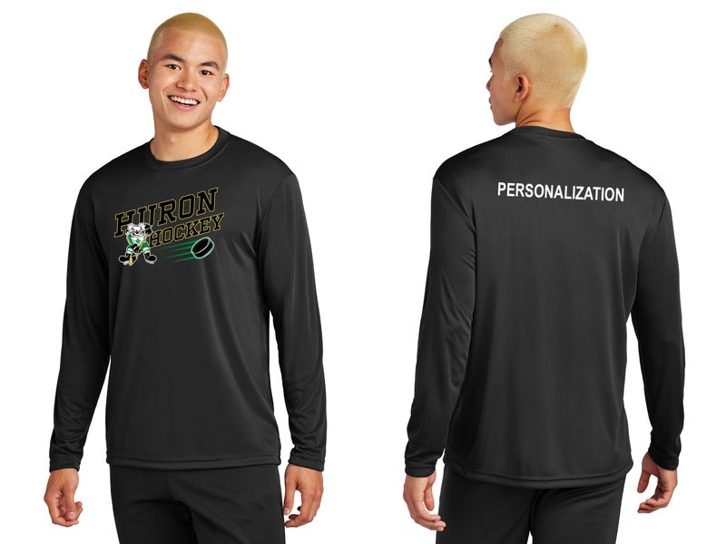 Adult Long Sleeve Performance- Black, Dark Green, Gold, White