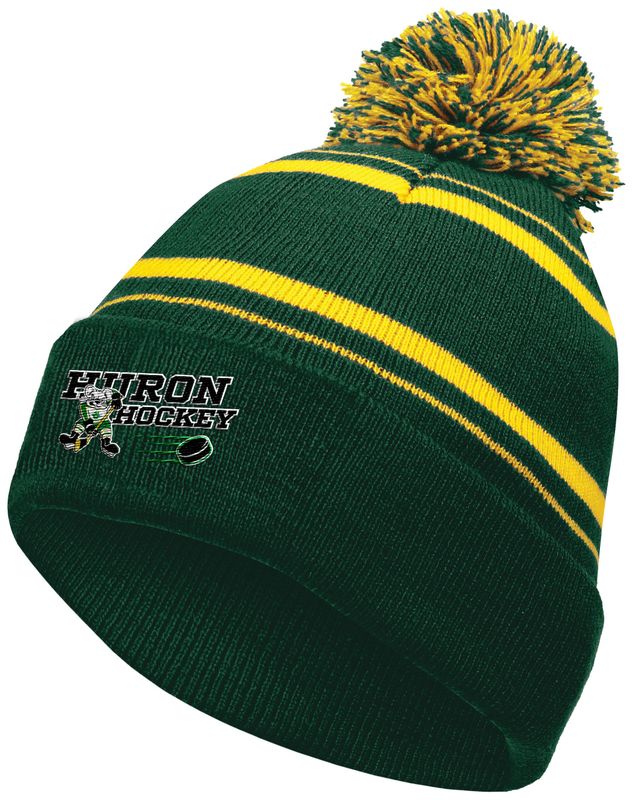 Homecoming Beanie - Green/Gold