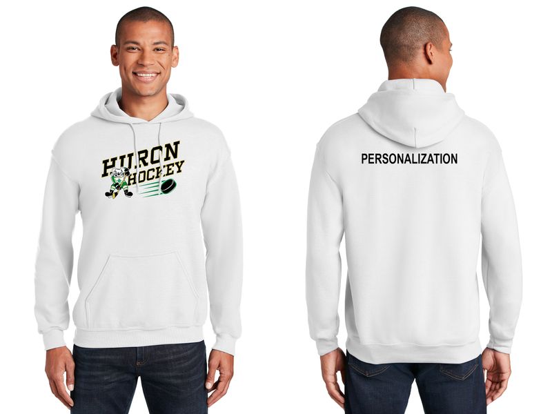 Unisex Heavy Blend Hooded Sweatshirt-Black, Dark Green, White