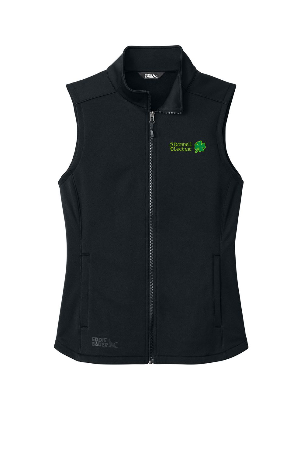 Eddie Bauer Women’s Smooth Mid Layer Fleece Vest (Embroidery)- Black, Grey, Navy Eddie Bauer Women’s Smooth Mid Layer Fleece Vest (Embroidery)- Black, Grey, Navy