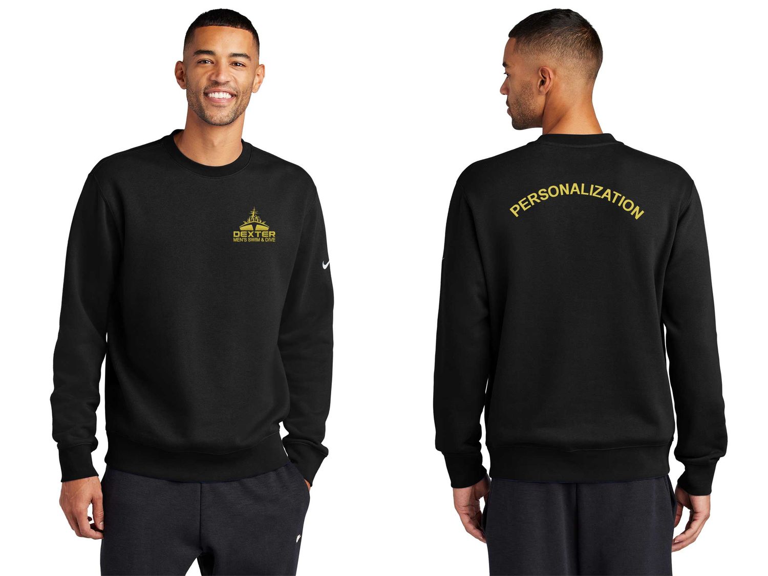 OPTIONAL TEAM SWEATSHIRT: Nike Club Fleece Crew-Black OPTIONAL TEAM SWEATSHIRT: Nike Club Fleece Crew-Black