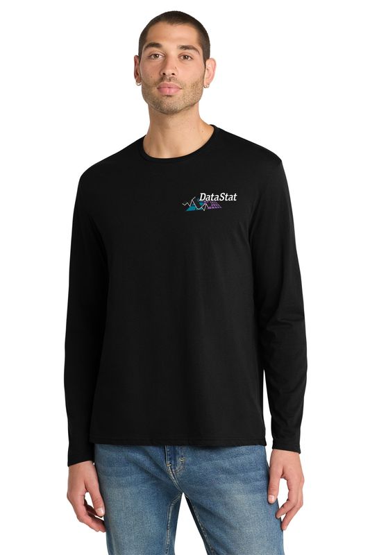 Perfect Weight Cotton Long Sleeve Tee-Black, White, Heathered Steel