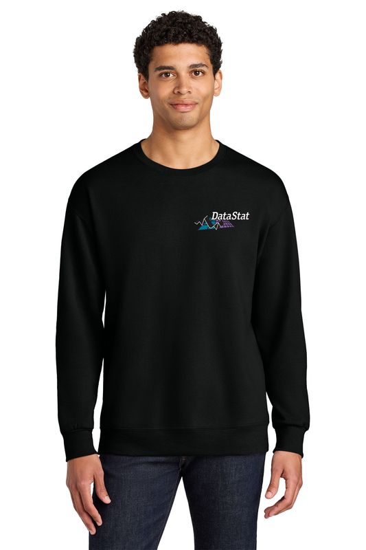 Jerzees Ultimate Unisex CVC Ring Spun Crewneck Sweatshirt- Black, Athletic Heather, White