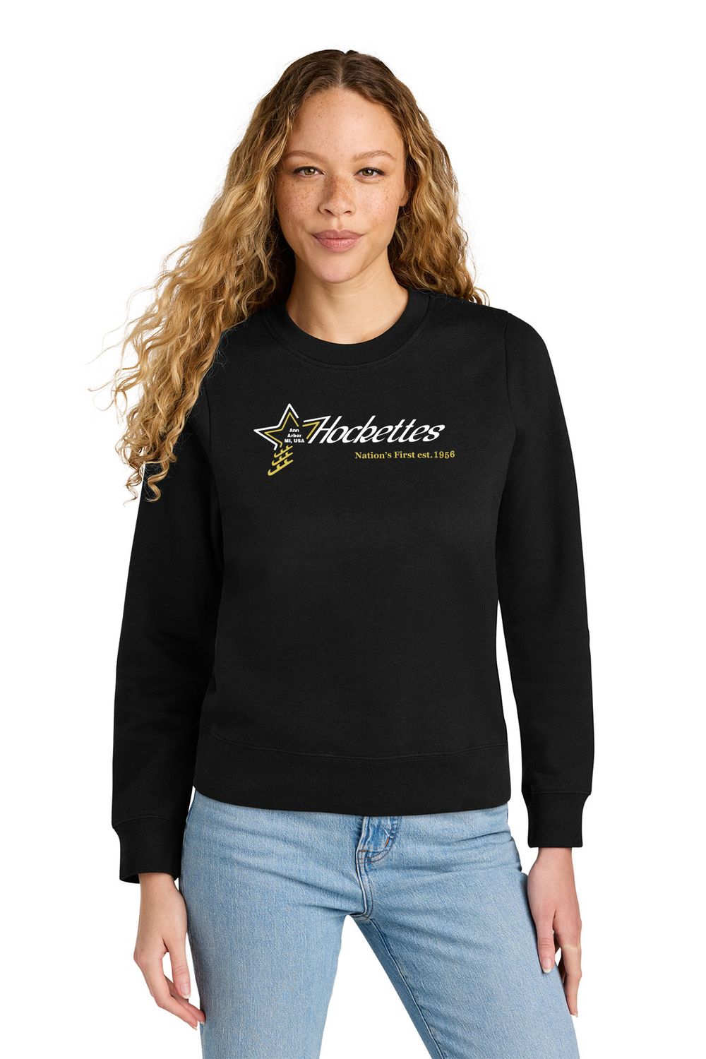 District Women’s V.I.T.™ Fleece Crew - Black District Women’s V.I.T.™ Fleece Crew - Black