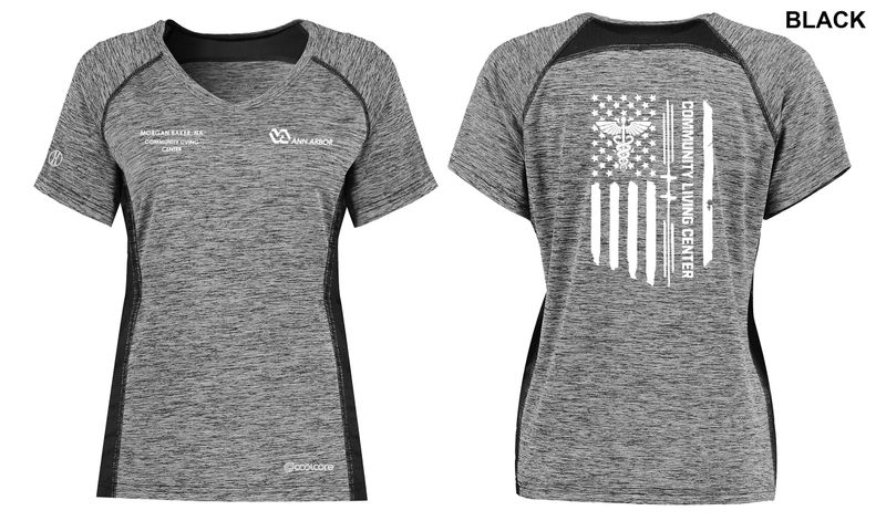 Women's Electrify Coolcore Tee (STATE LOGO)  - Black/Red/Grey/Royal/Navy/White