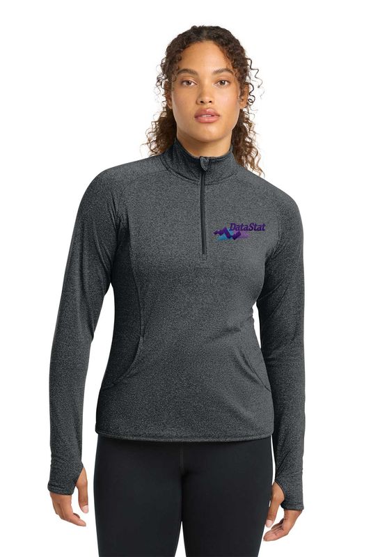 Ladies' Performance Stretch 1/4 Zip- Black, Grey, White