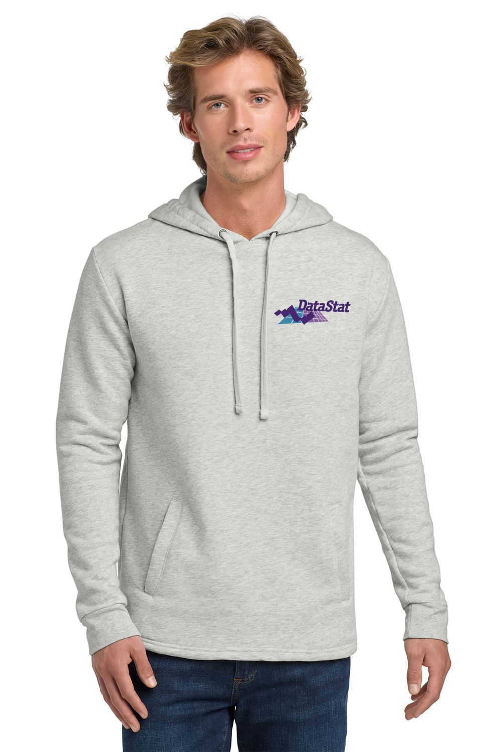 Next Level Unisex Pullover Hoodie-Heather Grey Heather Black, Oatmeal