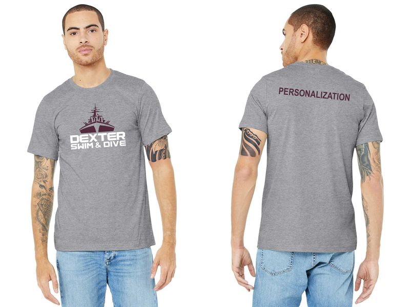 Adult Soft Cotton T-Shirt - Athletic Heather, Maroon