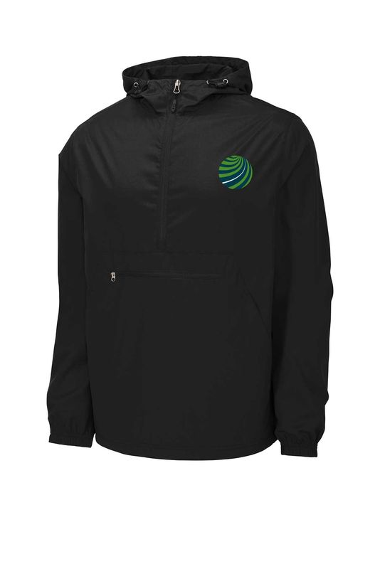 Packable Anorak Jacket - Black