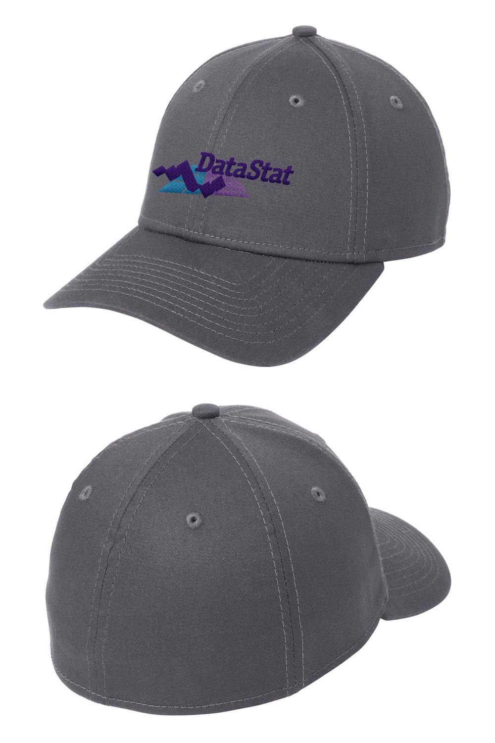 Structured Stretch Cotton Cap-Graphite