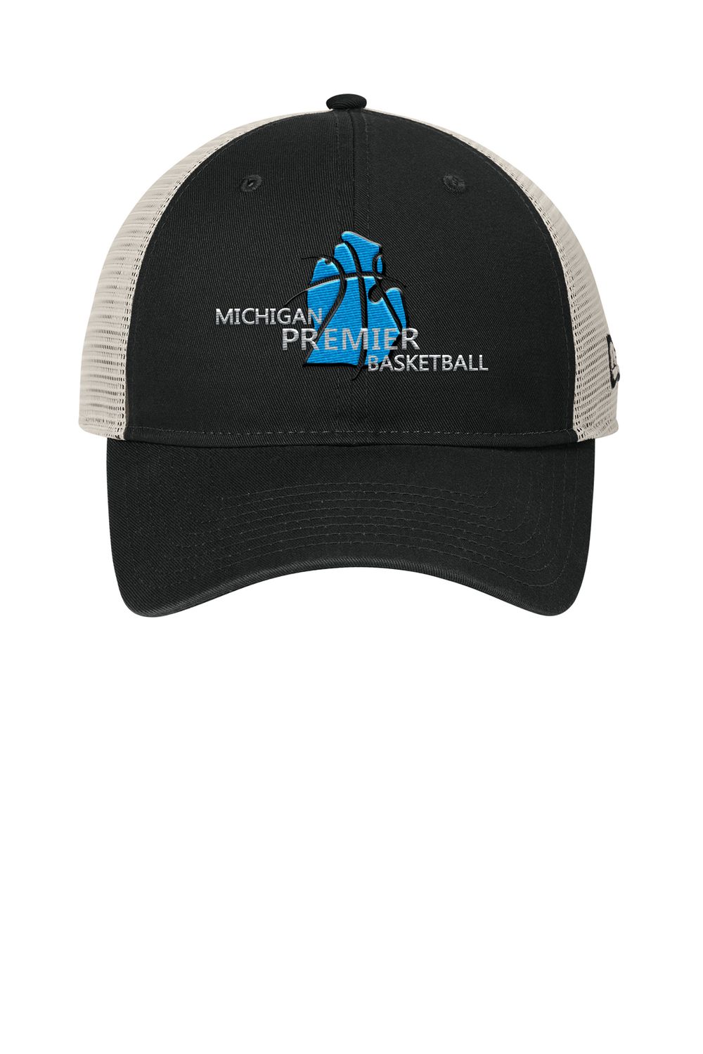 New Era 9TWENTY Unstructured Mesh Snapback Cap- Black/Stone, Graphite/Stone