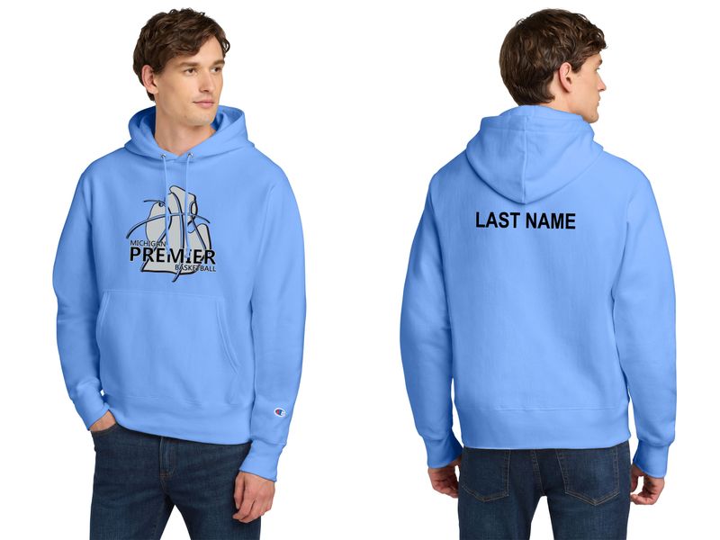 Champion Reverse Weave Heavyweight Hooded Sweatshirt - Light Blue, Oxford Grey, Black, White, Pink Candy