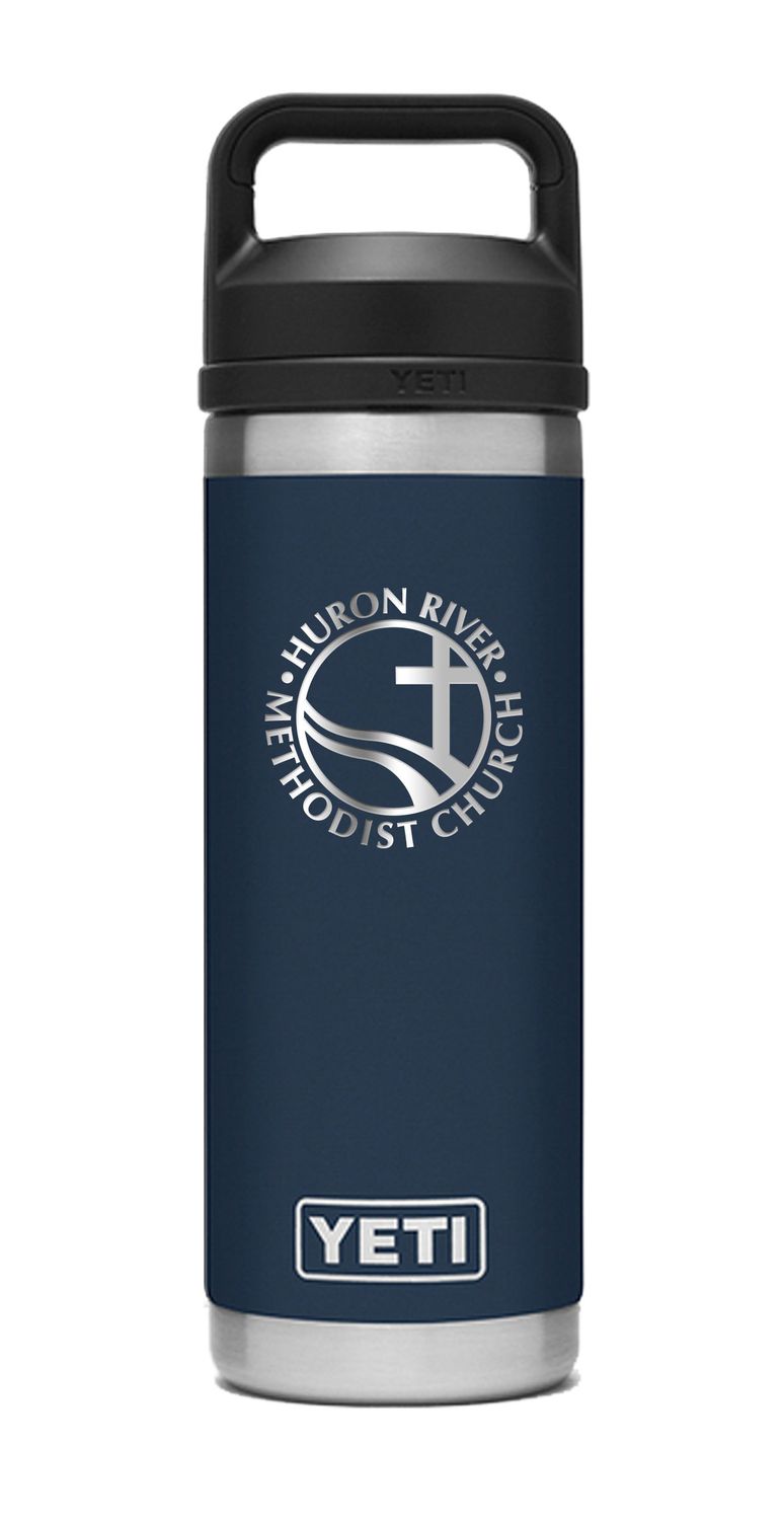 18 oz or 26 oz  Yeti Waterbottle- Navy
