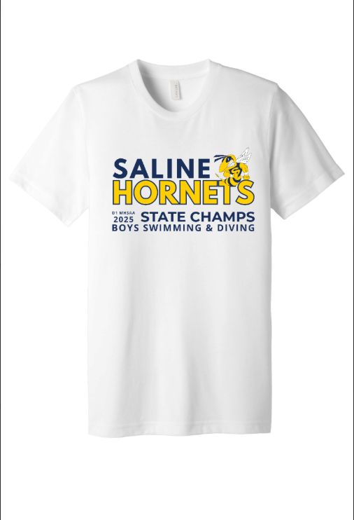 STATE CHAMPS Bella & Canvas Women's Soft Cotton Blend T-Shirt- White