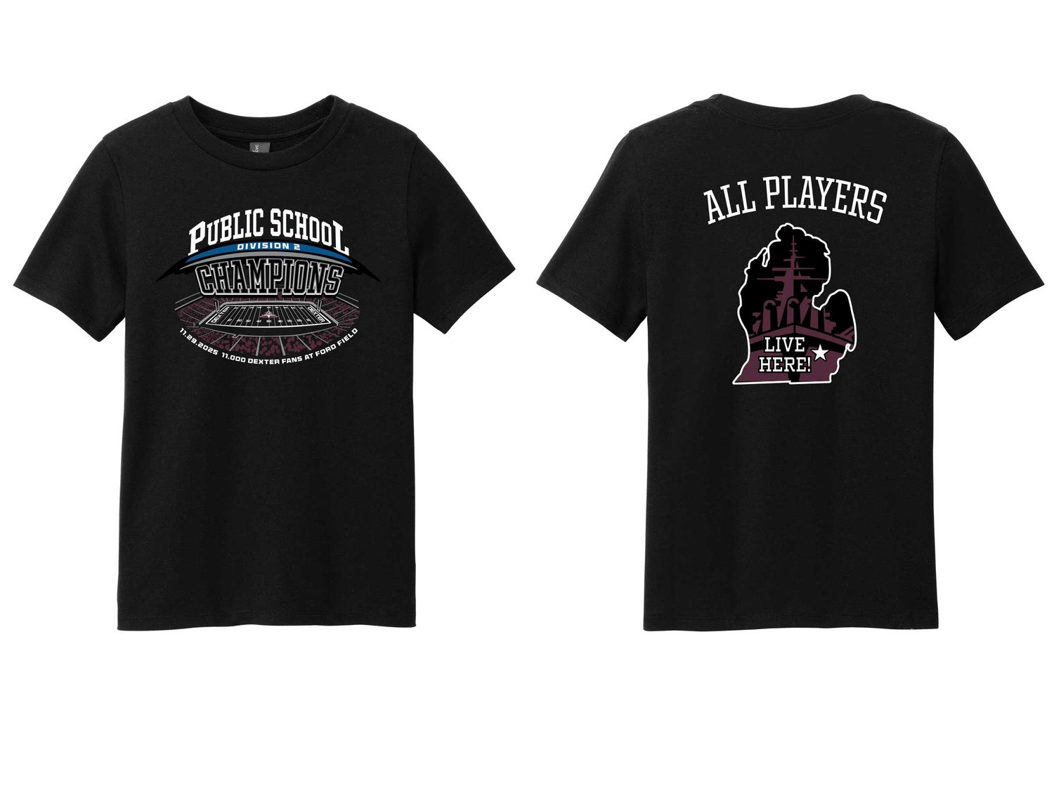 District Youth Perfect Blend CVC Tee- Black