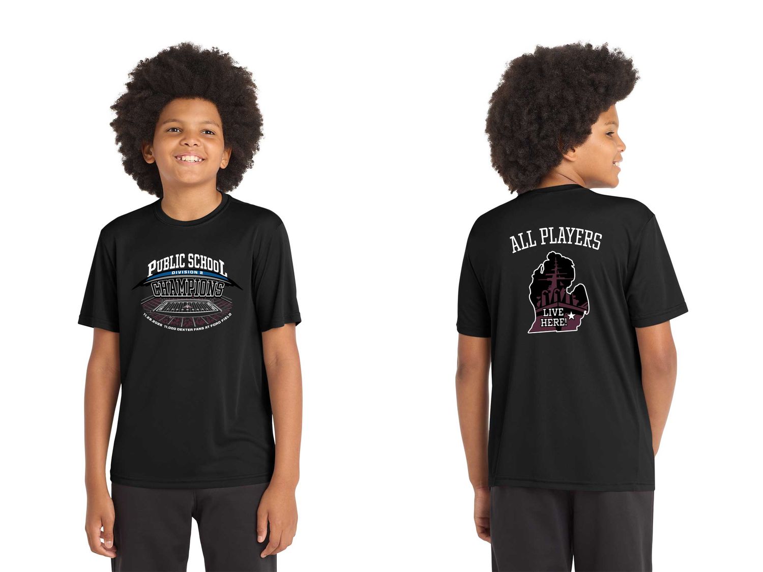 Youth Performance Short Sleeve T - Black