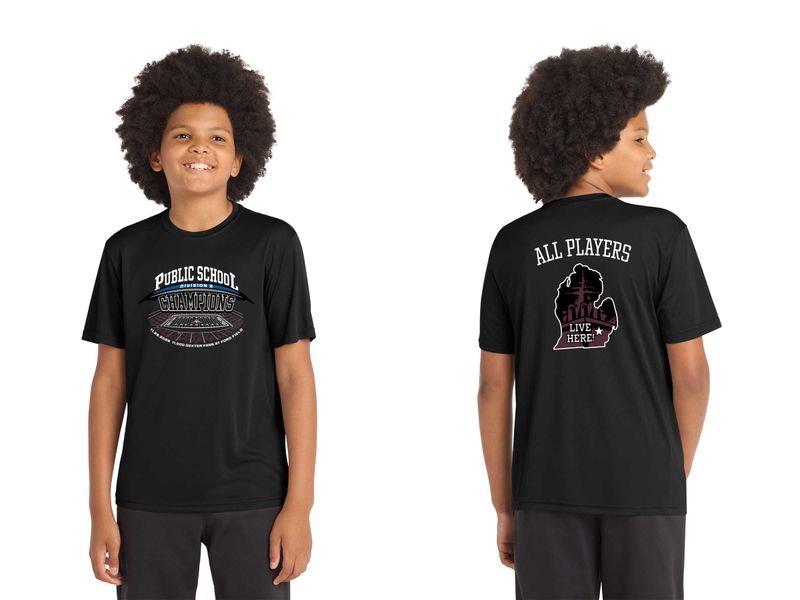 Youth Performance Short Sleeve T - Black