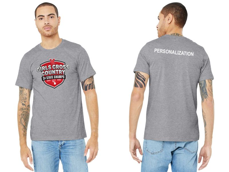 Adult Bella & Canvas Short Sleeve Tee- Black, Heather Grey, White