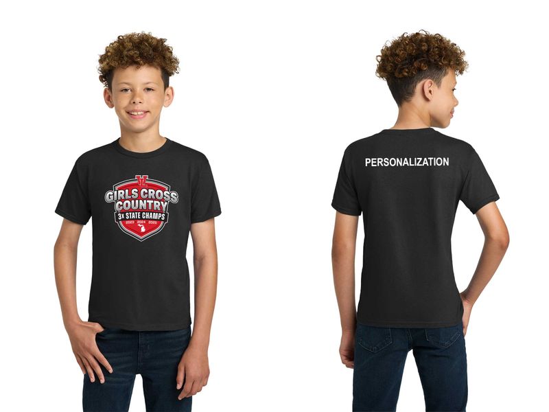 Youth Basic Cotton Short Sleeve Tee - Black, Sport Grey, White