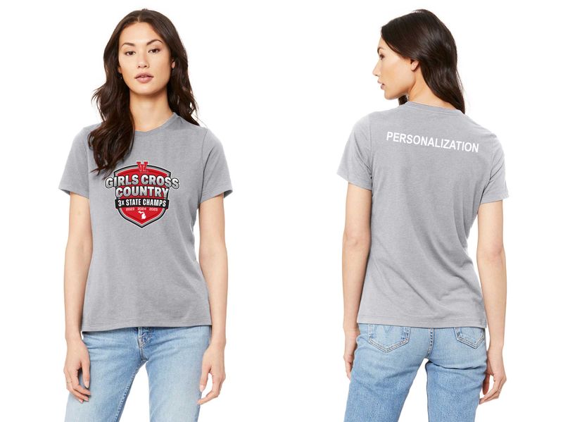 Bella & Canvas Women's Soft Cotton Blend T-Shirt- Black, Heather Grey, White