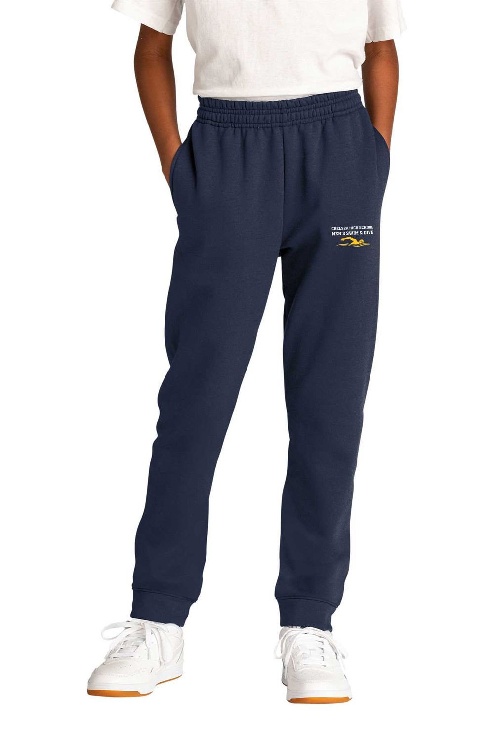 Port & Company Youth Core Fleece Jogger- Navy