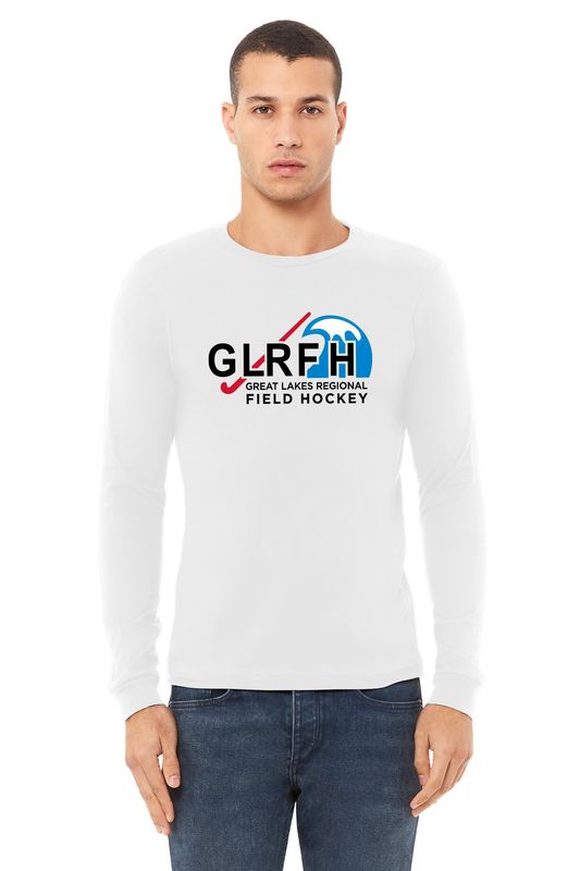 BELLA+CANVAS Unisex Jersey Long Sleeve Tee: Black/ Red/ Royal/ White