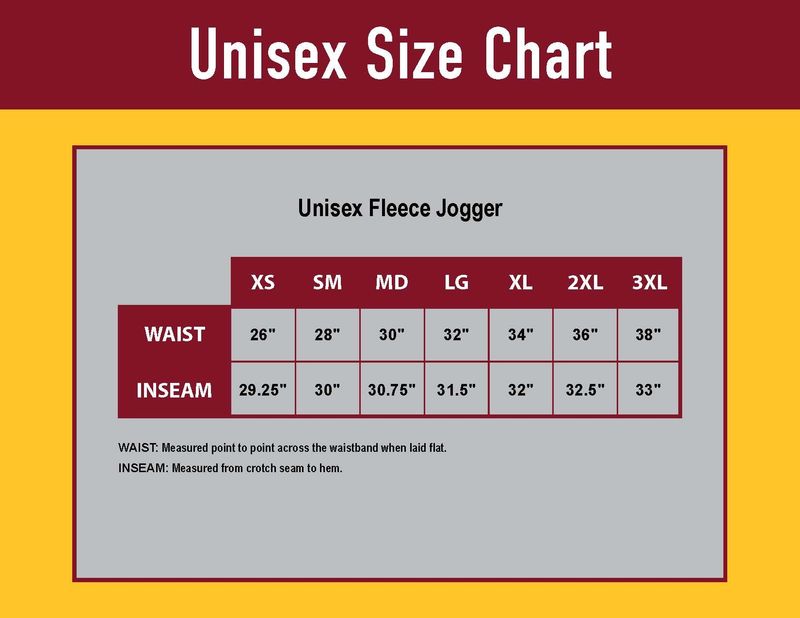 Unisex Fleece Jogger - Navy/Heather Grey