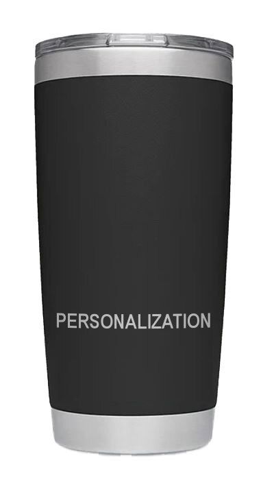 YETI Black Stainless Steel Tumbler - 20 or 30 oz