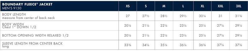 Men's Boundary Fleece Jacket - Navy, Charcoal Heather