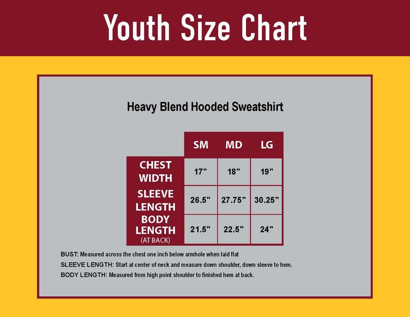 Youth Cotton Hoodie - Black