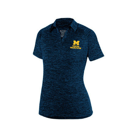 Women's Moisture Wicking Polo - Navy Heather