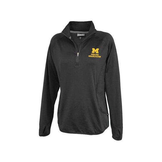 Women's Mid Weight 1/4 Zip - Black