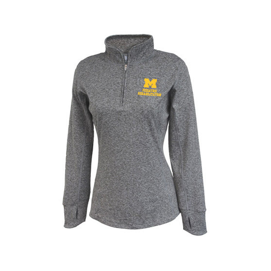 Women's Mid Weight 1/4 Zip - Black Heather