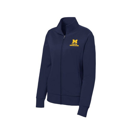 Women's Mid Weight Full Zip Jacket - Navy