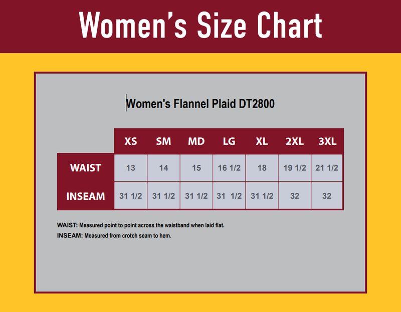 Women’s Flannel Plaid Pant-Black