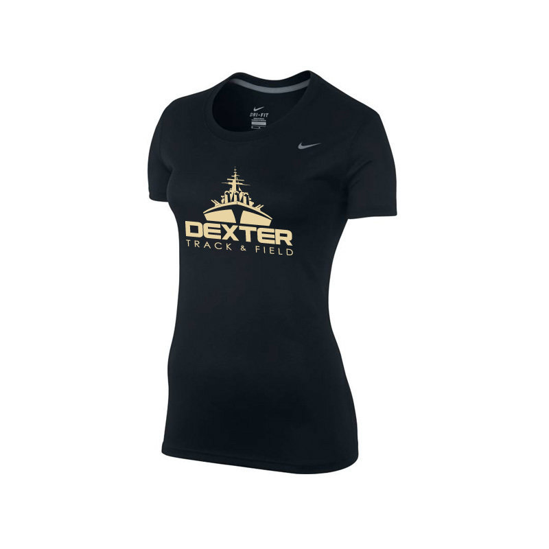 Nike Women&#39;s Short Sleeve Performance T-Shirt Black or Maroon