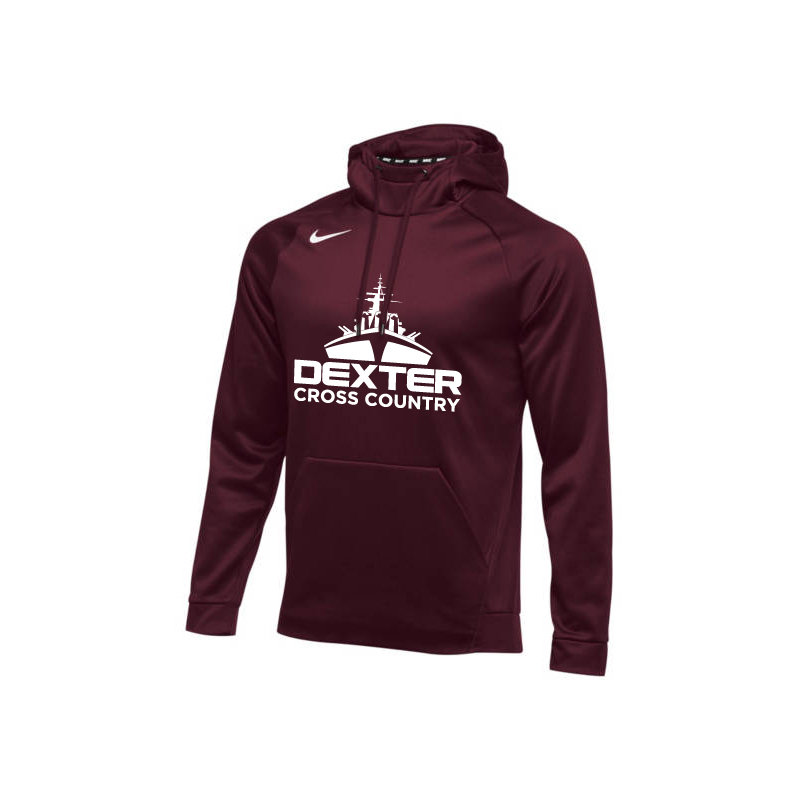 Nike Men's Performance Hooded Sweatshirt - Maroon