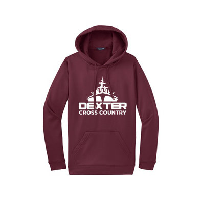 Sport Tek Performance Hooded Sweatshirt - Maroon