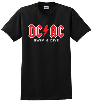 DC/AC Rock the Blocks Tee Soft Cotton Tee - Black